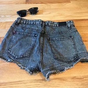PRICE DROP! Perfect black high waisted jean shorts